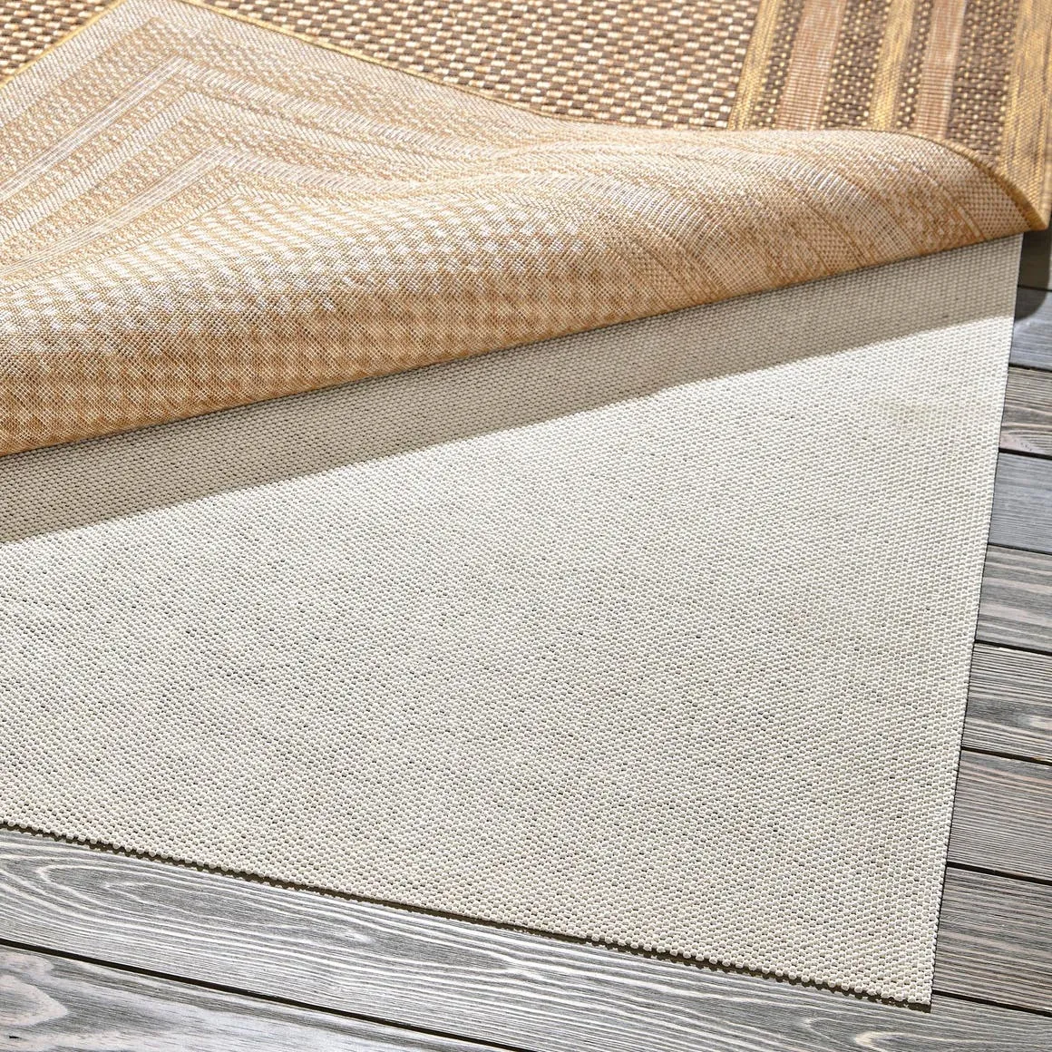 2' x 8' Eco Runner Area Rug Pad Floor Protection Pad for Under Rugs & Carpet Non-Slip Durable Rubber Underlayment - RECTANGLE RUNNER
