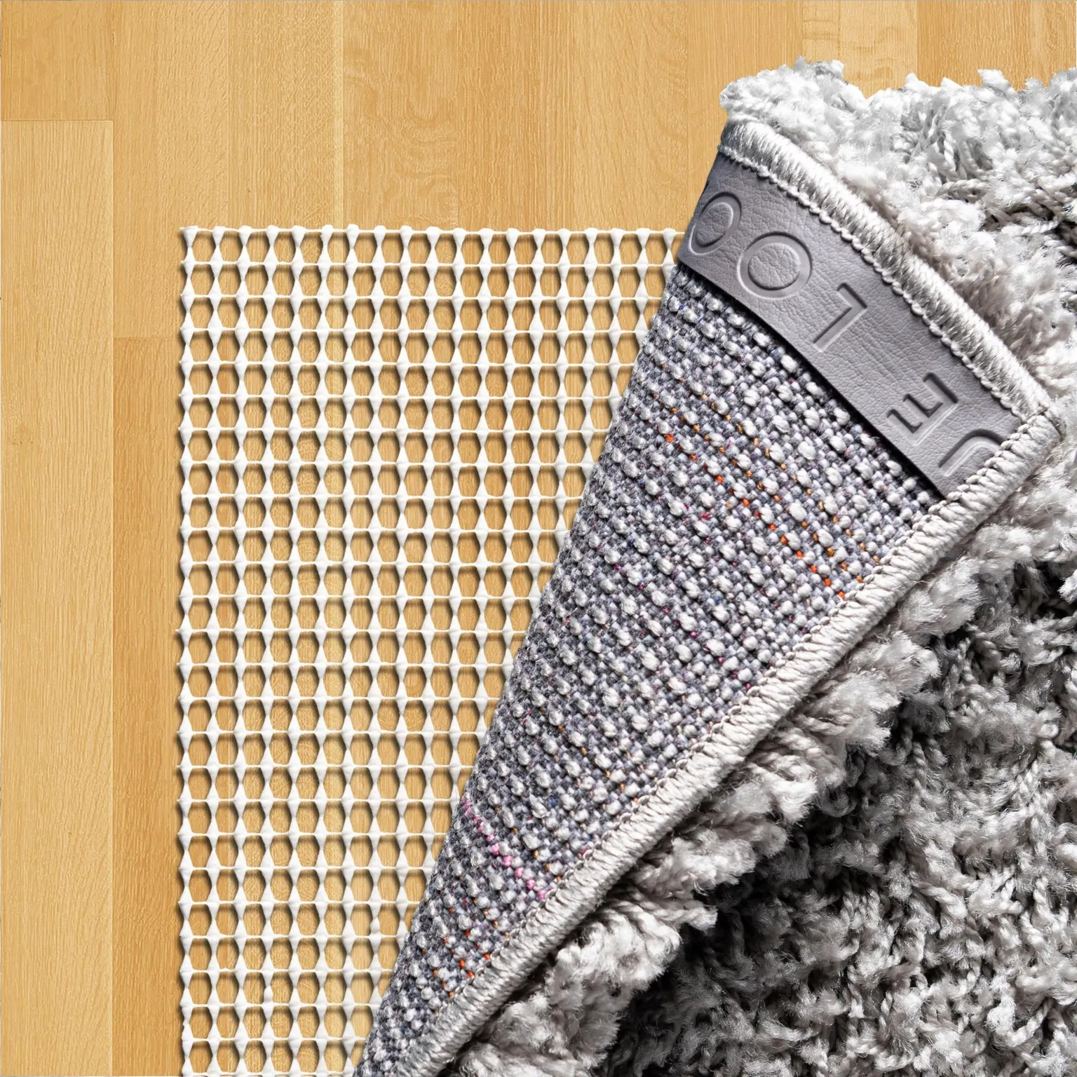 2' x 4' 11 Non-Slip Runner Area Rug Pad Floor Protection Pad for Under Rugs & Carpet - RECTANGLE RUNNER