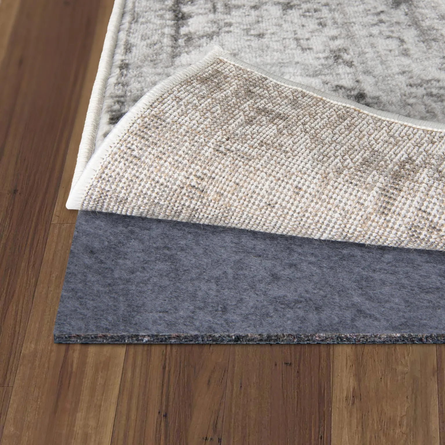 4' 1 x 6' 1 Luxe Oval Area Rug Pad Floor Protection Pad for Under Rugs & Carpet - OVAL SHAPE Sound Dampening Underlayment Cushion